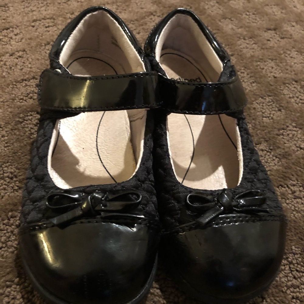 Pediped Black Naomi Flex Maryjane